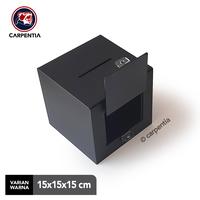 Gambar Carpentia | Kotak Saran Akrilik Minimalis - Kotak Amal Tips - 15x15x15 cm - Tipe C - Bening dari Carpentia Indonesia Kota Tangerang Selatan 2 Tokopedia
