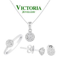 Gambar 1 Set Perhiasan Berlian Cincin,Liontin,Anting WG - Victoria Jewellery dari Victoria Jewellery Online Kota Administrasi Jakarta Selatan 1 Tokopedia