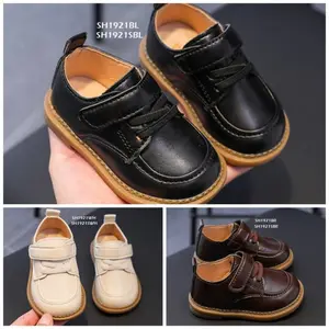 SPT142C SEPATU TALI VALCRO FORMAL ANAK BALITA LAKI