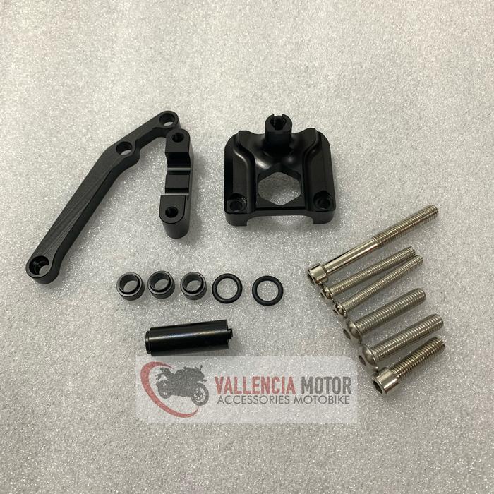 Gambar Breket steering dumper ninja 250r ninja 250 fi stabilizer stang dari Vallenciamotor Kota Administrasi Jakarta Barat Tokopedia