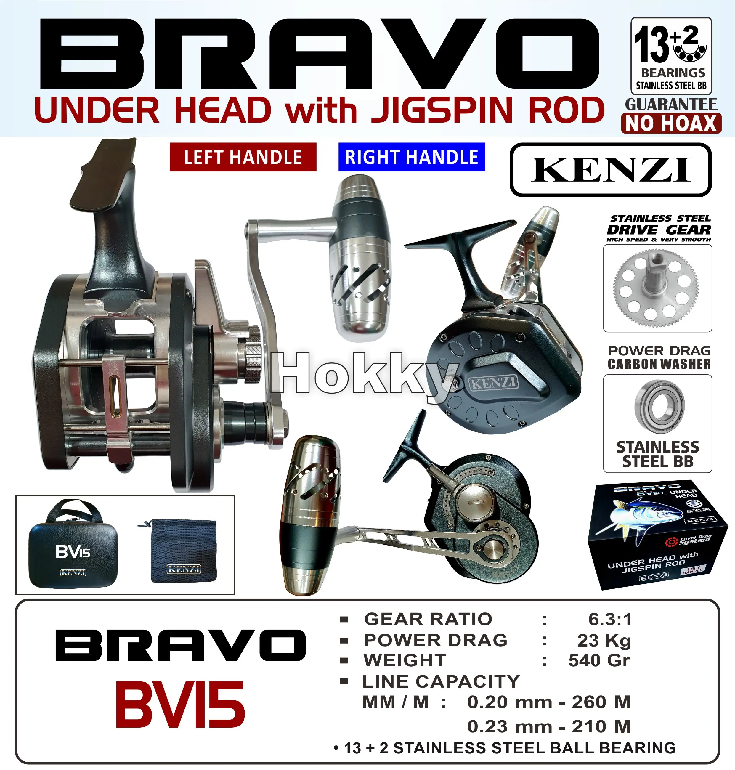 REEL KENZI BRAVO UNDER HEAD BV 15 BV 20 BV30 - Shop | Tokopedia