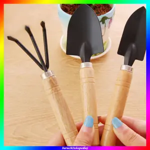 alat berkebun mini garden tools taman kebun tanaman sekop shovel rake