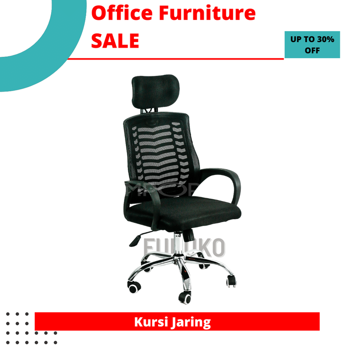 Gambar kursi kantor jaring/kursi kantor bandung/kursi kerja/kursi gaming 4008 dari kursi kantor furuko Kota Bandung Tokopedia