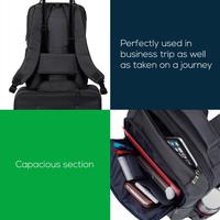 Gambar RIVACASE Central Series 15.6" Travel Laptop Backpack Compatible For Macbook Pro 16 - Hitam dari GadgetLifestyle Shop Kota Administrasi Jakarta Utara 4 Tokopedia