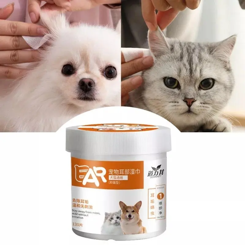 Tissu Basah Pembersih Telinga Kucing Anjing All In 1