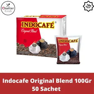 Indocafe Original Blend (50 sachet) - Box / Kopi Hitam Indocafe Original Blend Isi 50 - Box