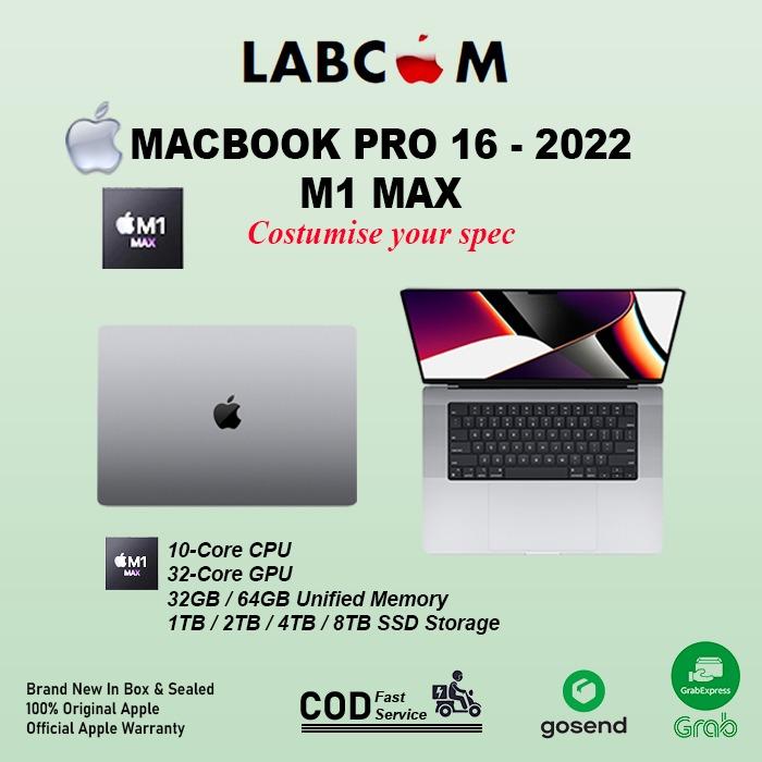 Jual Macbook Pro 16 M1 Max 2021 CTO/BTO 64GB Memory Customise - M1 Max ...
