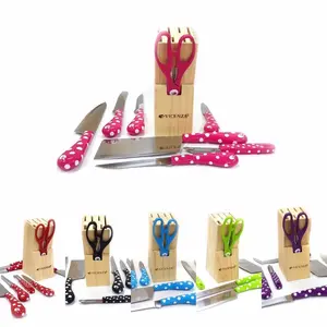 Pisau dapur Set Polkadot Vicenza V918KP