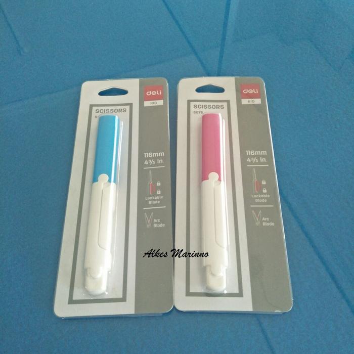 Gambar Gunting Deli Portable - Gunting Lipat - Gunting Saku dari Alkes Marinno Kota Semarang Tokopedia
