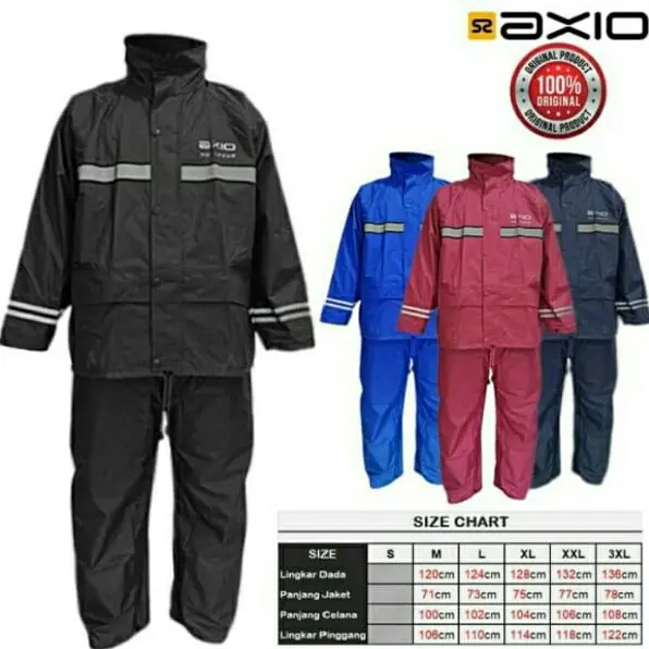 Jas hujan Axio Euro Silver Series Ori 4