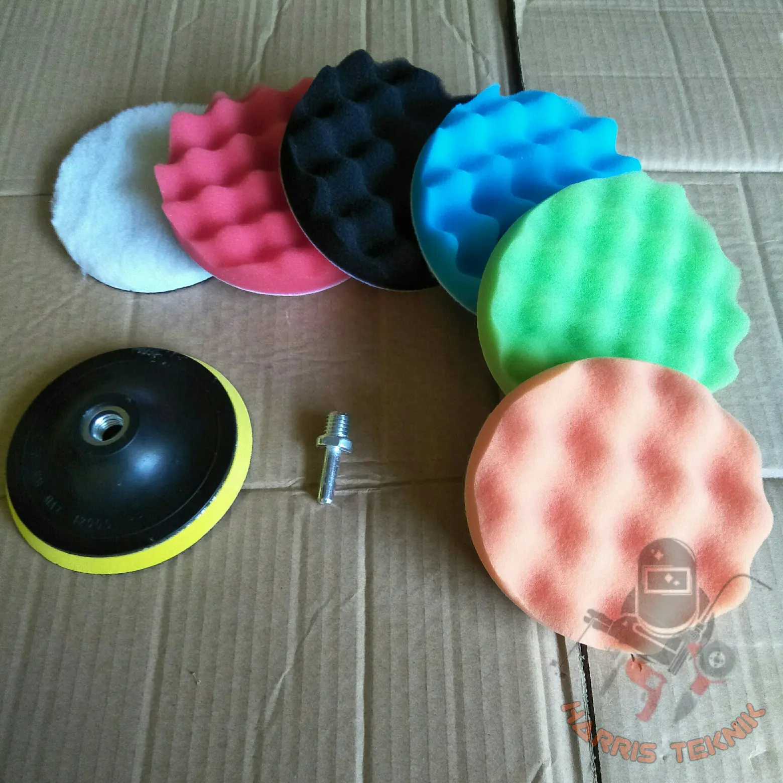 Busa poles / spon sponge poles polishing 5" (3pcs)