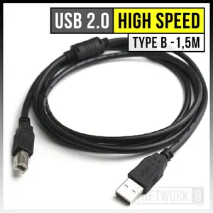 KABEL USB PRINTER SCANNER TIPE TYPE B BESAR DATA 2.0 HIGH SPEED 1.5M