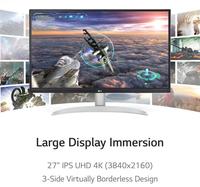 Gambar LG 27UP600 27 Inch Monitor - UHD 4K IPS HDR400 dari JnJ Online Kota Administrasi Jakarta Pusat 2 Tokopedia