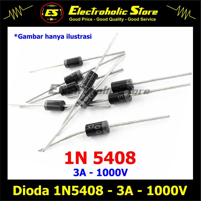 Gambar Dioda 3A 1N5408 Diode 1N 5408 IN5408 IN 5408 dari Electroholic Store Kota Yogyakarta Tokopedia