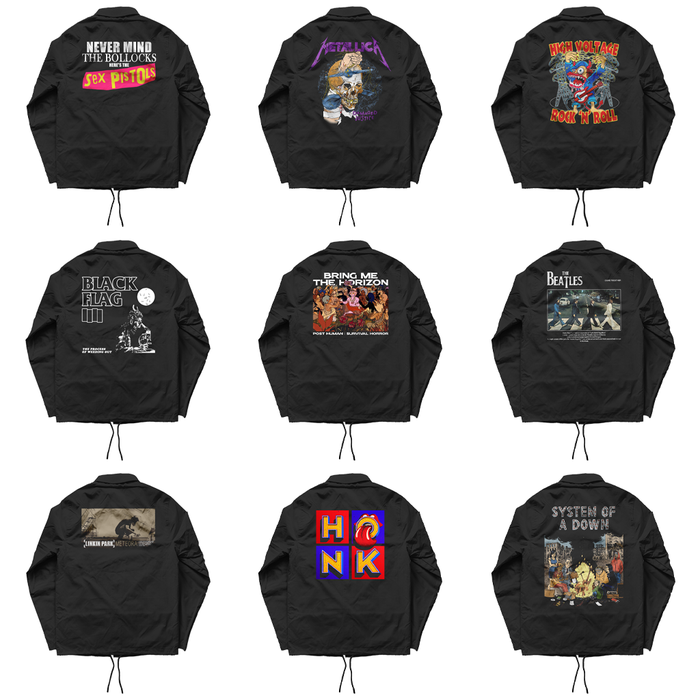 美品 [Black Parade] Tag Logo Coach Jacket Promo WINDBREAKER COACH