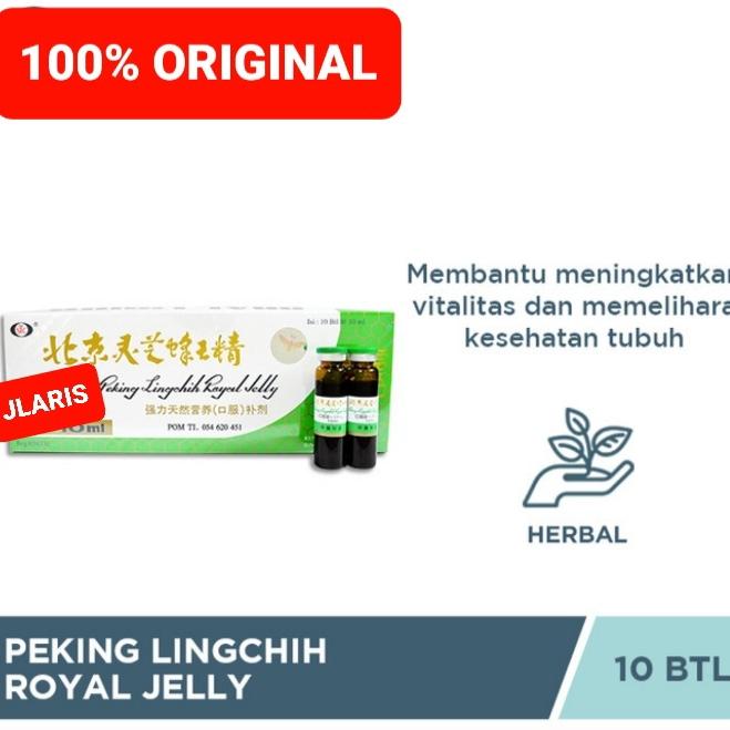 PEKING LINGCHIH ROYAL JELLY ren you brand vitamin penambah stamina