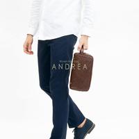 Gambar Pouch anyaman kulit asli Voila Andrea dari Voila Leather Kota Administrasi Jakarta Pusat 1 Tokopedia