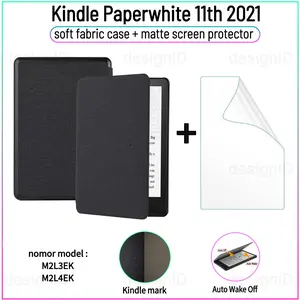 Cover kindle paperwhite 11th 2021 case kpw 5 casing + matte anti gores