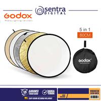 Gambar GODOX 5 IN 1 REFLECTOR RFT-05 80 CM / Godox RFT 05 dari Sentra Digital Kota Surabaya 1 Tokopedia