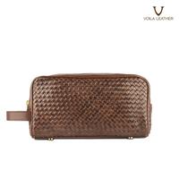 Gambar Pouch anyaman kulit asli Voila Andrea dari Voila Leather Kota Administrasi Jakarta Pusat 3 Tokopedia