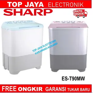 MESIN CUCI SHARP 9KG EST 90MW TWINS TUB BARU BERGARANSI RESMI