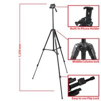 Gambar TAKARA ECO-183A, Tripod untuk kamera, mirrorless, HP, DSLR dari Takara Indonesia Kota Tangerang 4 Tokopedia