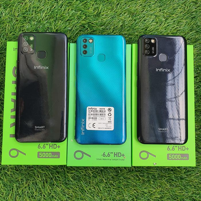 Gambar Handphone infinix smart 6 3/64gb second seken bekas murah dari HP SECOND MURAH BERKUALITAS Kab. Bogor Tokopedia