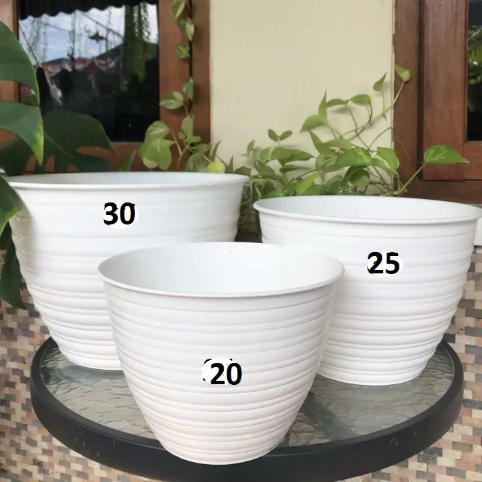 POT TAWON/ pot motif tawon/diamter 20cm 25cm 30cm/ POT TANAMAN - POT