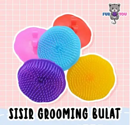 Sisir Grooming Bulat