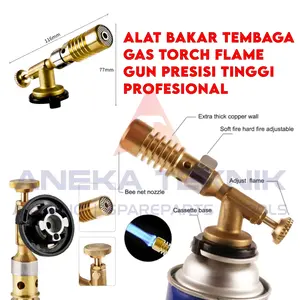 Alat Bakar Tembaga Gas Torch Flame Gun Presisi Tinggi Profesional
