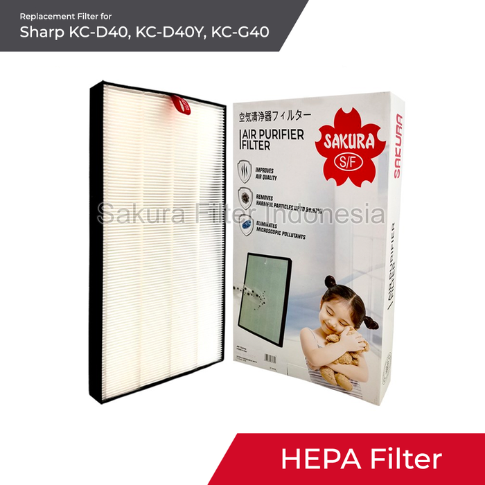 Gambar Filter HEPA Sharp Air Purifier KC-D40Y Sakura AP-79440 dari Sakura Filter Indonesia Kab. Tangerang Tokopedia