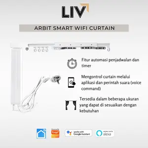 ARBIT Smart Curtain / Gorden Motor + Remote berbagai ukuran railing