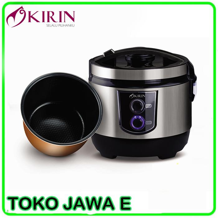 Gambar RICE COOKER KIRIN KRC 390 Rice Cooker 3in1 Kapsitas 2 Liter PANCI KERAMIK - HITAM dari TOKO JAWA ELECTRIK Kota Administrasi Jakarta Timur Tokopedia