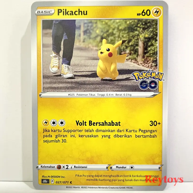 Pokemon Indonesia 027 Pikachu - S10b 0