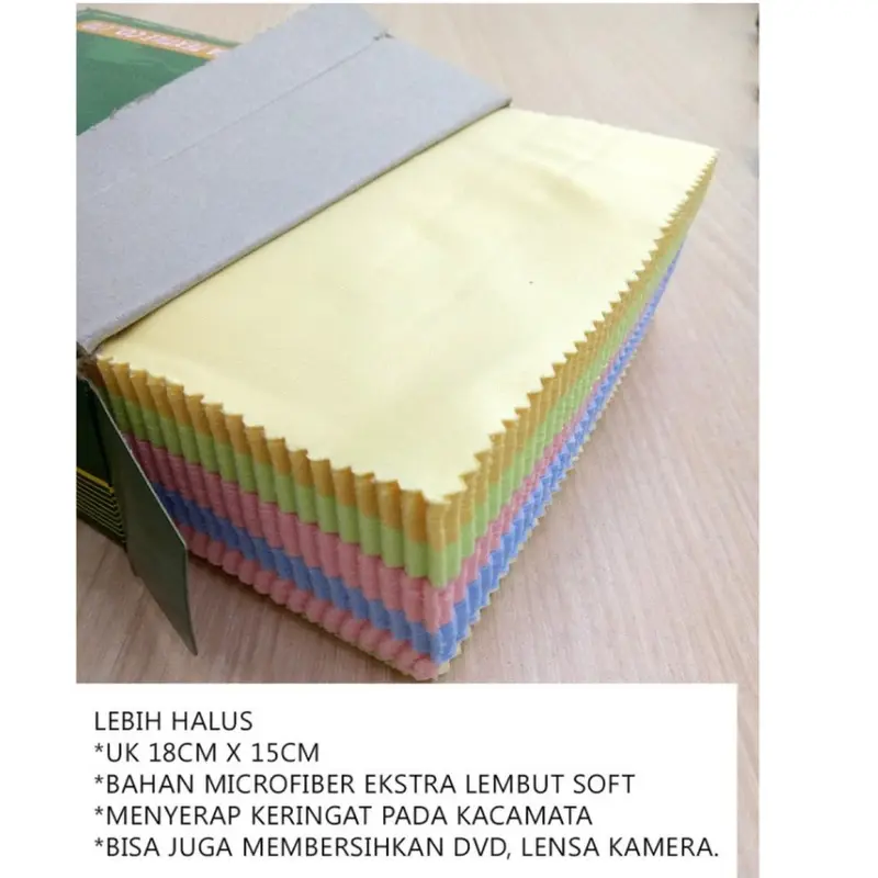 Lap Kain Microfiber untuk Kacamata - 1pcs/1 Kain Lap - Pink, Kuning, Biru, Hijau, Glasses 0