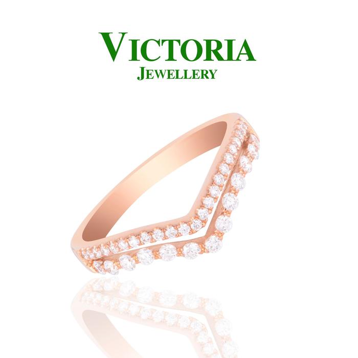 Gambar Cincin Listring Berlian / Cincin Berlian VLR618830 Victoria Jewellery - Putih dari Victoria Jewellery Online Kota Administrasi Jakarta Selatan Tokopedia