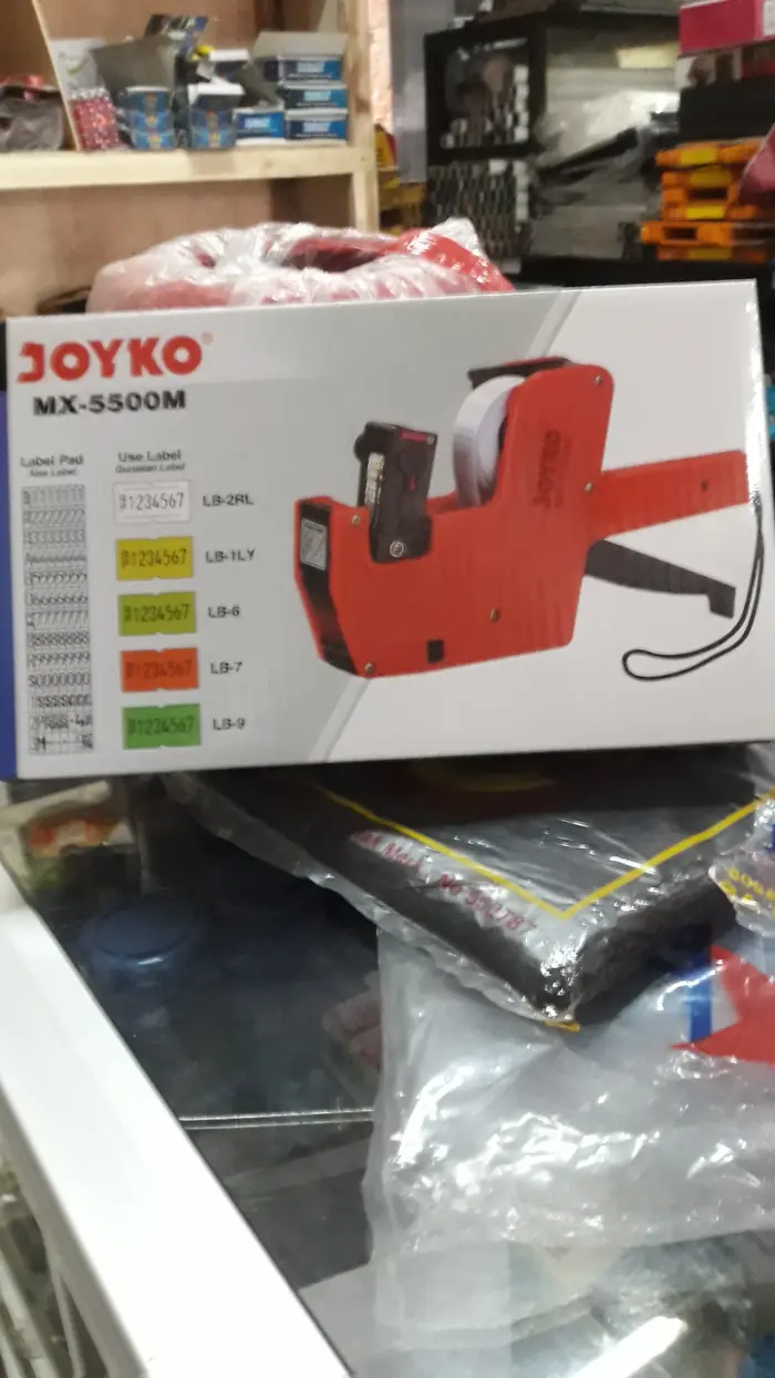 Gambar Label Harga Joyko MX 5500 M / Alat Label Harga 1 Baris /Price Labeller dari Almahyra 58 Kota Bandung 5 Tokopedia
