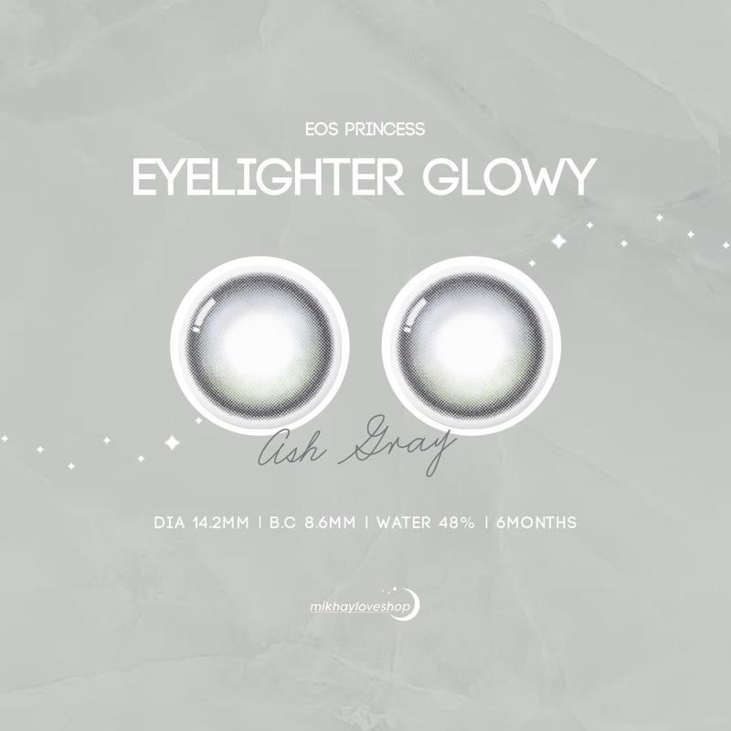 Softlens Eyelighter Glowy Ash Gray | EOS Princess [Mikhayloveshop] 1