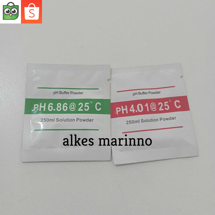 Gambar PH Buffer / Larutan / Bubuk Kalibrasi PH pada Air dari Alkes Marinno Kota Semarang Tokopedia