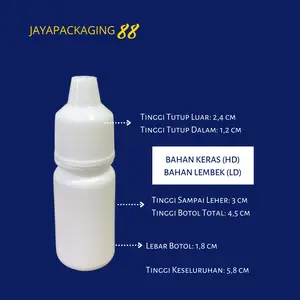 JP88 BOTOL TETES 5 ML NON SEGEL ESEN ESSEN