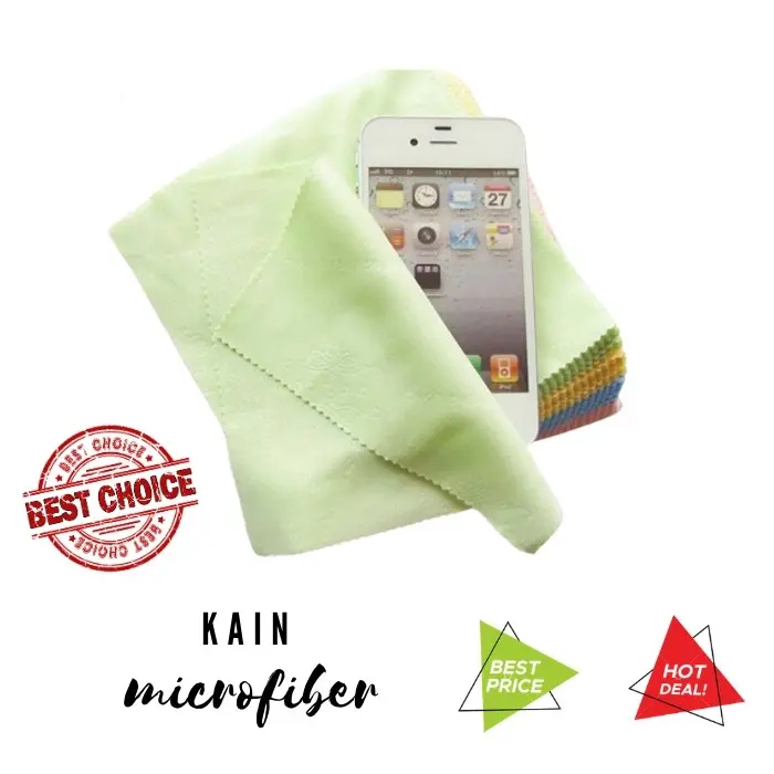 Lap Kain Microfiber untuk Kacamata - 1pcs/1 Kain Lap - Pink, Kuning, Biru, Hijau, Glasses 2