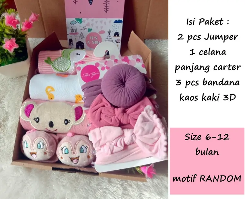 Baby Hampers / Baby Gifts / Kado Bayi Perempuan / Kado Lahiran 0
