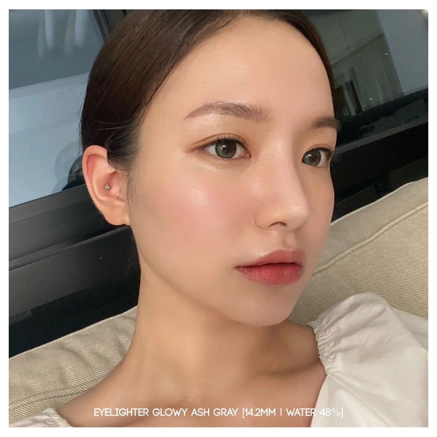 Softlens Eyelighter Glowy Ash Gray | EOS Princess [Mikhayloveshop]