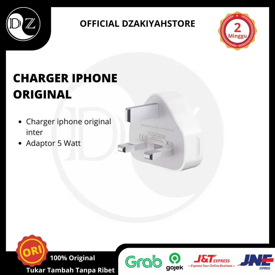 CHARGER IPHONE ORI INTERNASIONAL - ADAPTOR
