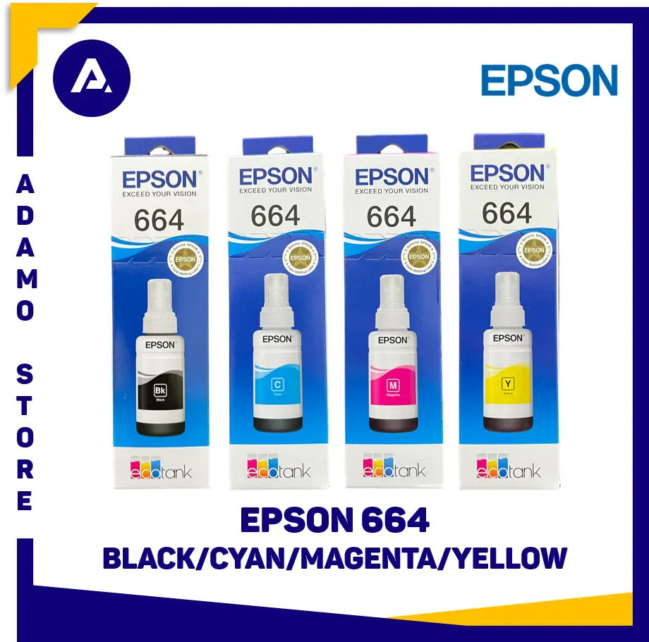 Tinta Epson 664 Original (Printer L100/L110/L120 L200/L210/L220/L300/L310/L350)
