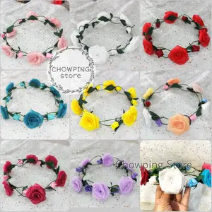 Mahkota BUNGA BESAR / Flower Crown Bridal Shower / Bando Bunga Mawar