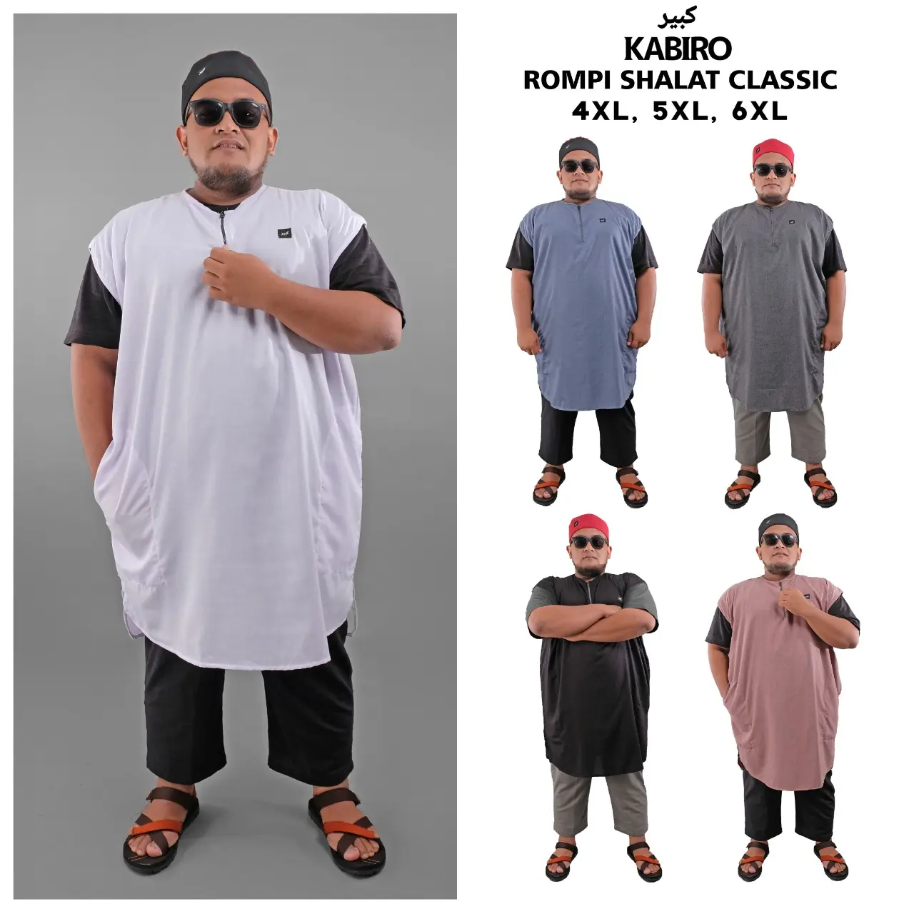 Rompi Sholat Jumbo by Rosal - Rompi Big Size Kabiro