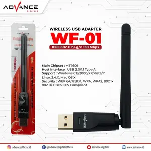 Advance USB Dongle Wifi Wireless Adapter Receiver WF-01 / WF01