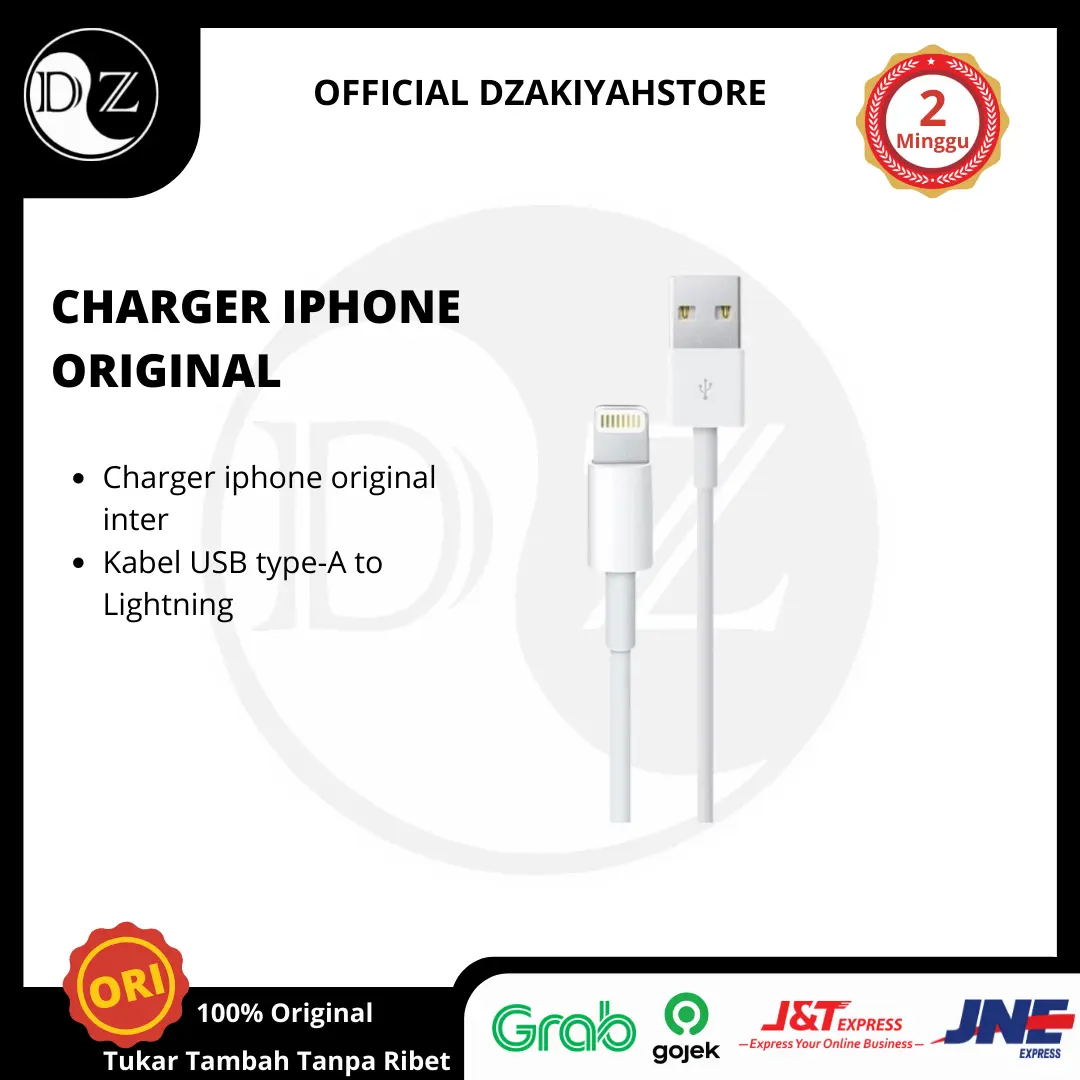 CHARGER IPHONE ORI INTERNASIONAL - USB