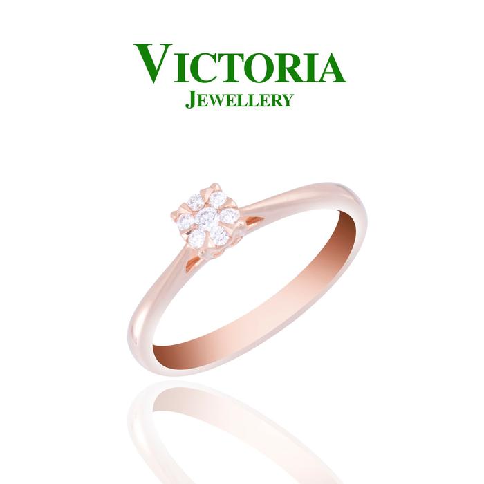 Gambar Cincin Berlian / Cincin Berlian Wanita VLR604949 Victoria Jewellery dari Victoria Jewellery Online Kota Administrasi Jakarta Selatan Tokopedia